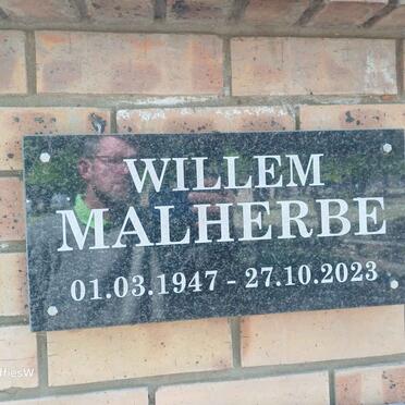 MALHERBE Willem 1947-2023  