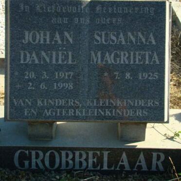 GROBBELAAR Johan Daniel 1917-1998 &amp; Susanna Magrieta 1925-