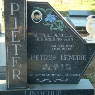 LINDEQUE Petrus Hendrik 1977-1992
