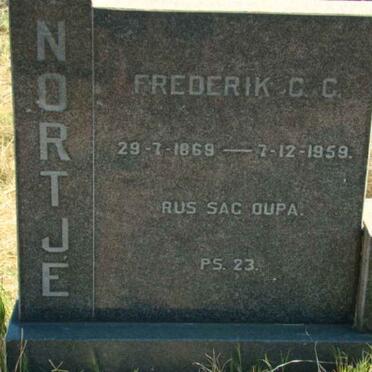 NORTJE Frederik C.C. 1869-1959