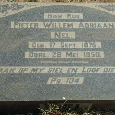 NEL Pieter Willem Adriaan 1875-1950