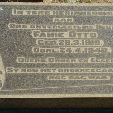 OTTO Fanie 1919-1948