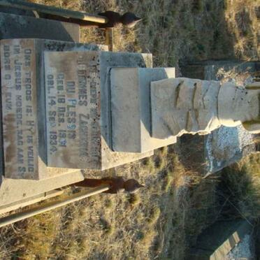 PLESSIS Johannes Zacharias, du 1871-1934