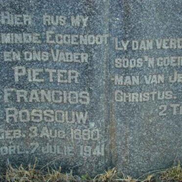 ROSSOUW Pieter Francios 1880-1941