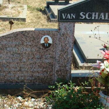 SCHALKWYK John, van 1931-2003