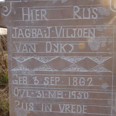 VILJOEN Jacoba J. nee VAN DYK 1862-1950