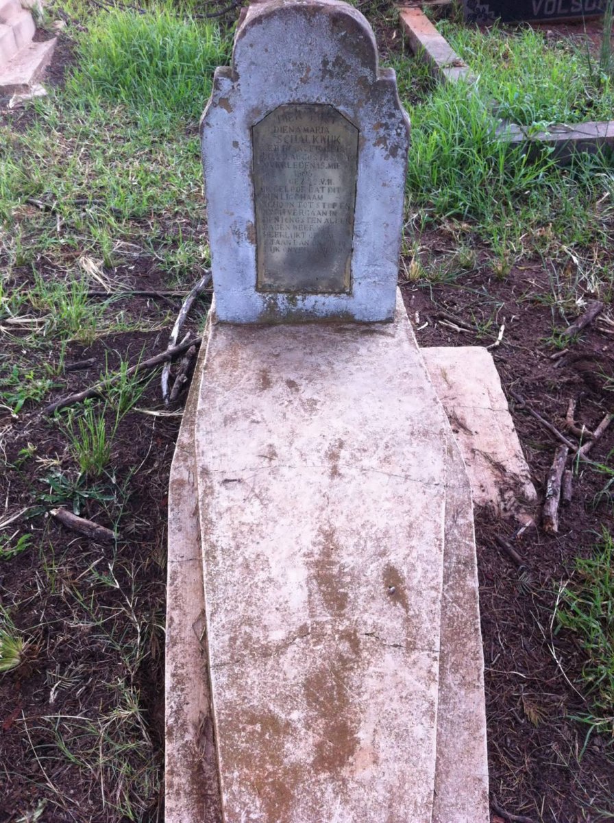 SCHALKWIJK Diena Maria nee DE JAGER 1872-1895