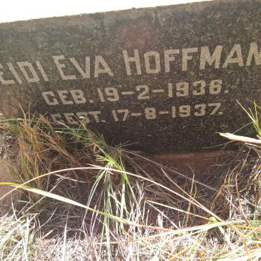 HOFFMANN Heidi Eva 1936-1937