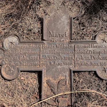 TRÜMPELMANN Friedrich Wilhelm Heinrich 1882-1885 :: TRÜMPELMANN Margareta Frieda Sofia 1886-1886 :: TRÜMPELMANN Imanuel Hermann