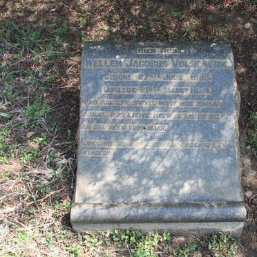 VOLSCHENK Wellem Jacobus 1855-1924