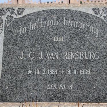 RENSBURG J.C., J.v. 1884-1968
