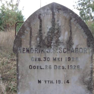 SCHABORT Hendrik J.S. 1925-1928