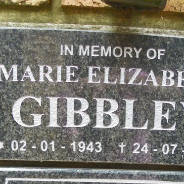 GIBBLEY Marie Elizabeth 1943-2008