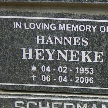 HEYNEKE Hannes 1953-2006