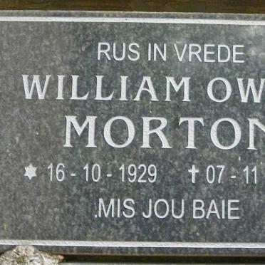 MORTON William Owen 1929-2003