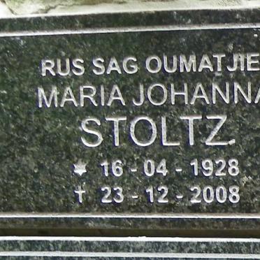 STOLTZ Maria Johanna 1928-2008