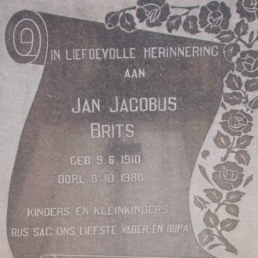BRITS Jan Jacobus 1910-1980