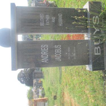 BUYS Andries Jacobus 1950-2014