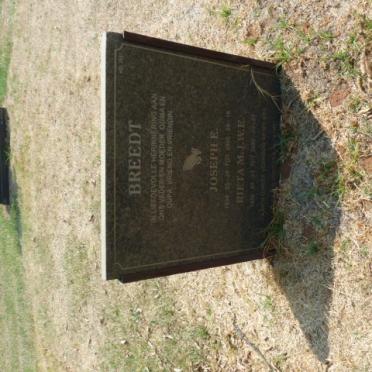 BREEDT Joseph E. 1934-200? &amp; M.I.W.E. 193?-20??