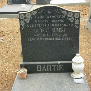 BARTIE George Albert 1912-1981 :: BARTIE James