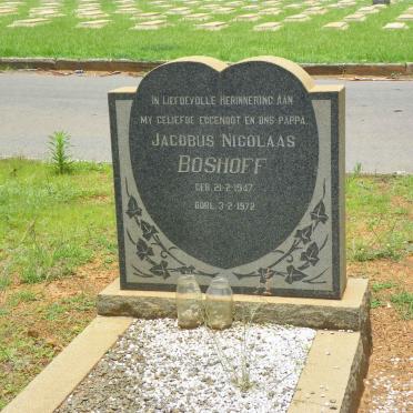 BOSHOFF Jacobus Nicolaas 1947-1972