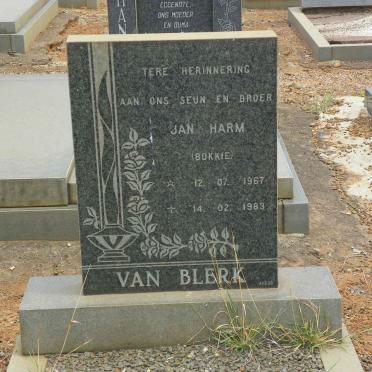BLERK Jan Harm, van 1967-1983