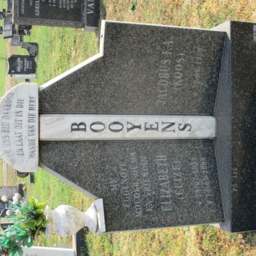 BOOYENS Jacobus F.A. 1959- &amp; Elizabeth 1959-2008