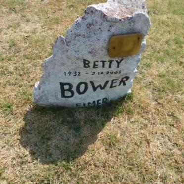 BOWER Betty 1932-2002