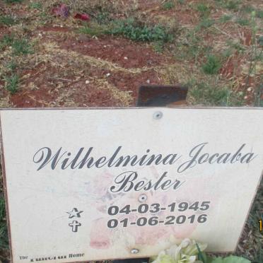 BESTER Wilhelmina Jocaba 1945-2016