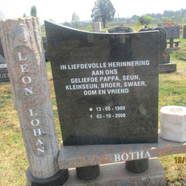 BOTHA Leon Lohan 1969-2008