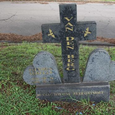 BERG Jacobus Adriaan, van den 1964-2003