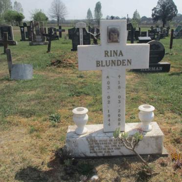 BLUNDEN Rina 1944-2008