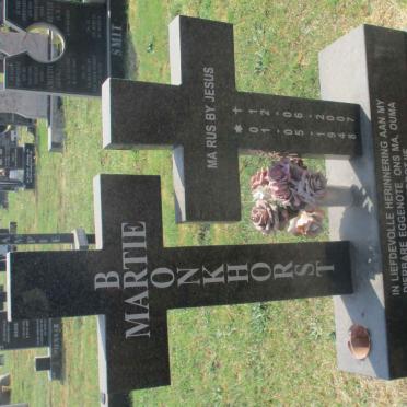 BRONKHORST Martie 1948-2007