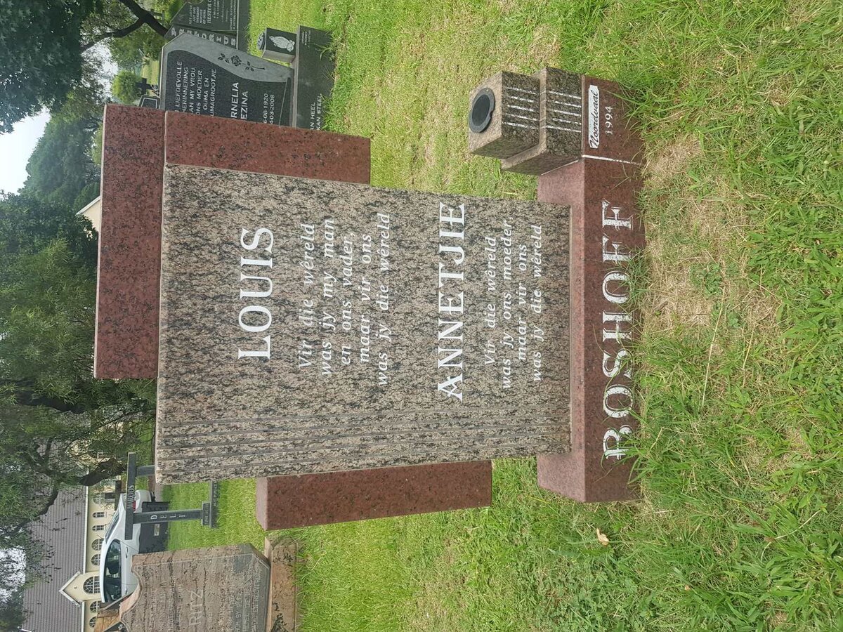 BOSHOFF Louis &amp; Annetjie