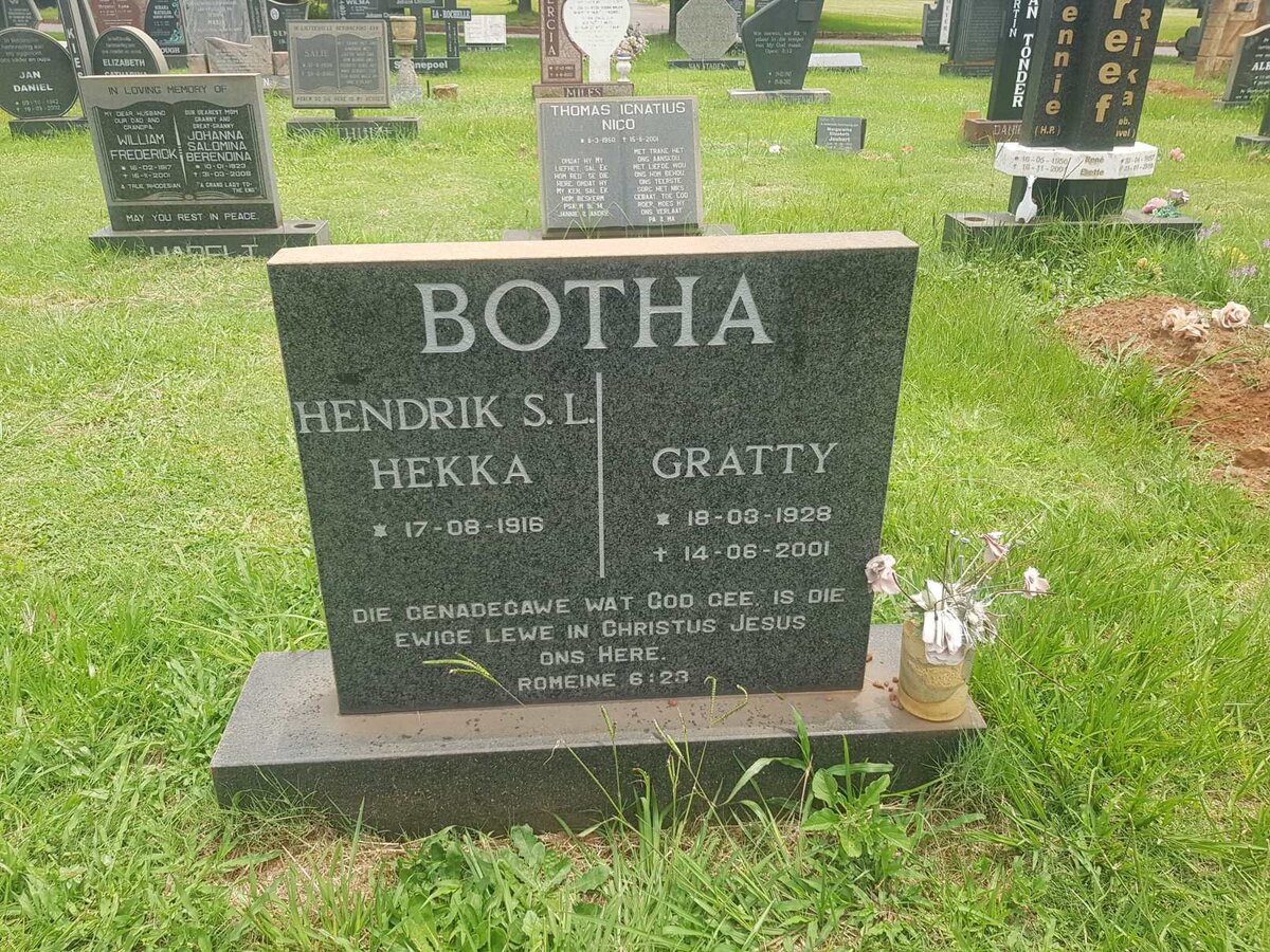 BOTHA Hendrik S.L. 1916- &amp; Gratty 1928-2001