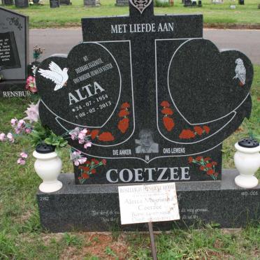 COETZEE Aletta Magrietha 1954-2013 #1