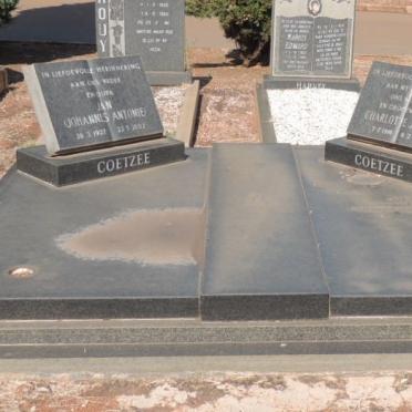 COETZEE Johannes Antonie 1927-2002 &amp; Charlotte Jacoba 1916-1985 #1