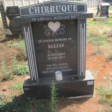 CHIRRUQUE Allias 1953-2017