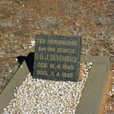 DUVENHAGE G.D.J. 1940-1940