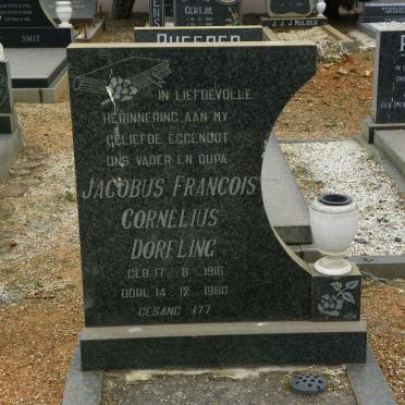 DORFLING Jacobus Francois Cornelius 1916-1980
