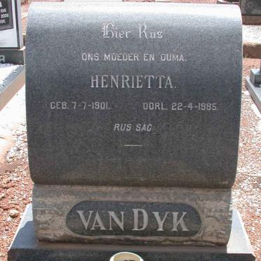DYK Henrietta, van 1901-1985