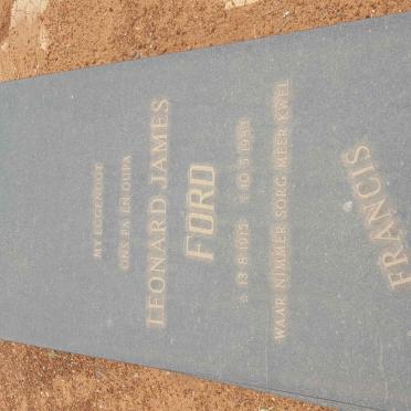 FORD Leonard James 1915-1983