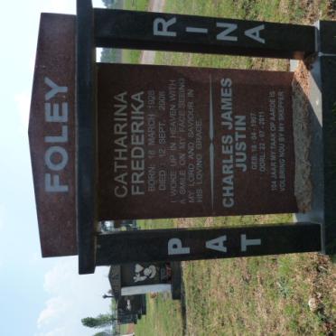 FOLEY Charles James Justin 1907-2011 &amp; Catharina Frederika 1928-2008