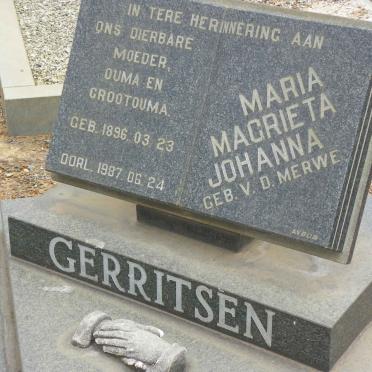 GERRITSEN Albert Gerrit 1886–1983 &amp; Maria Magrieta Johanna V.D. MERWE 1896–1987 #3
