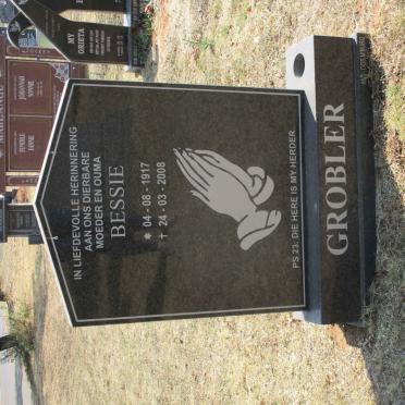 GROBLER Bessie 1917-2008