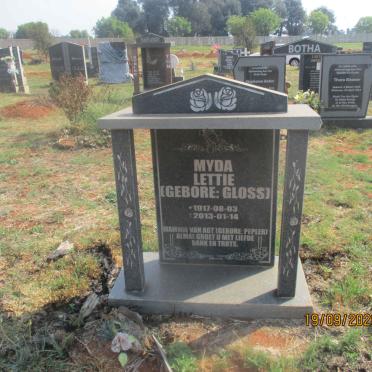 GLOSS Myda Lettie nee PEPLER 1917-2013