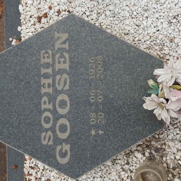 GOOSEN Sophie 1926-2008