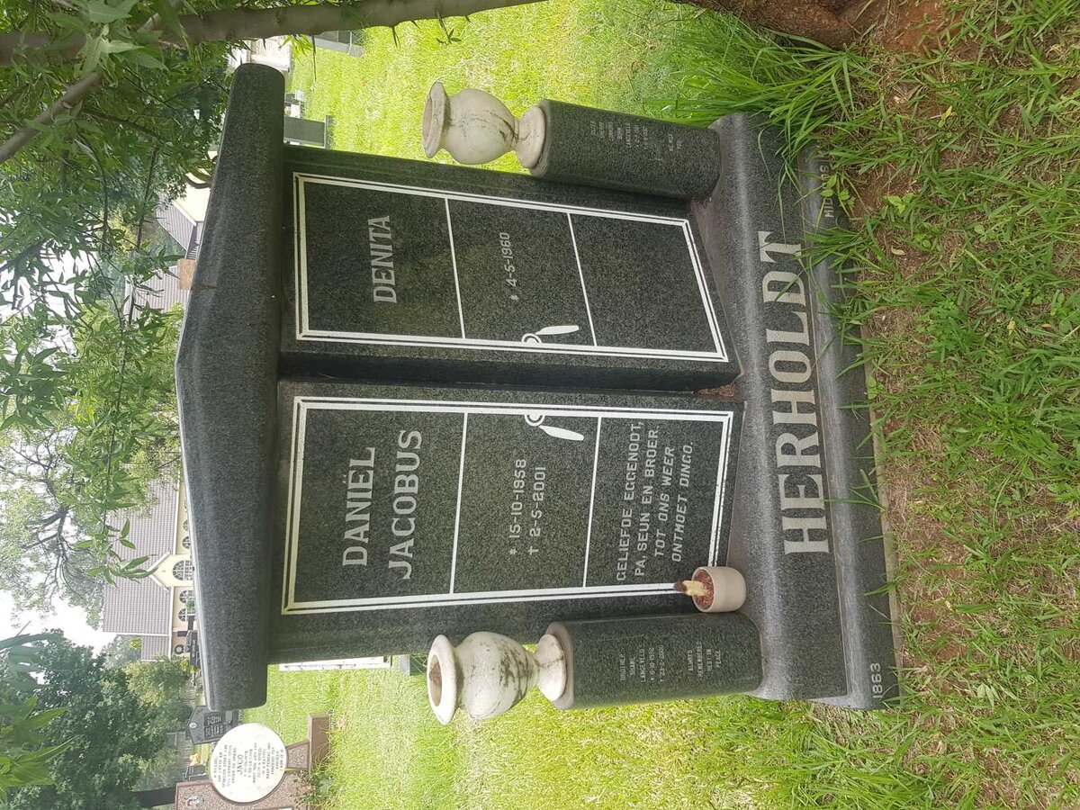 HERHOLDT Daniel Jacobus 1958–2001 &amp; Denita 1960– :: LANGEVELD Shane 1962–2000 :: CONNORS Sherry nee LANGEVELD 1961–1997 #1