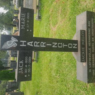 HARRINGTON Jack 1920-2001 &amp; Marie 1933-