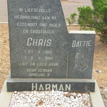 HARMAN Chris 1910–1980 &amp; Johanna Etresia KRUGER 1909–19?? #2
